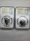 2025-S Reverse Proof $1 Morgan & Peace Silver Dollar 2pc Set NGC REVERSE PF70 ER