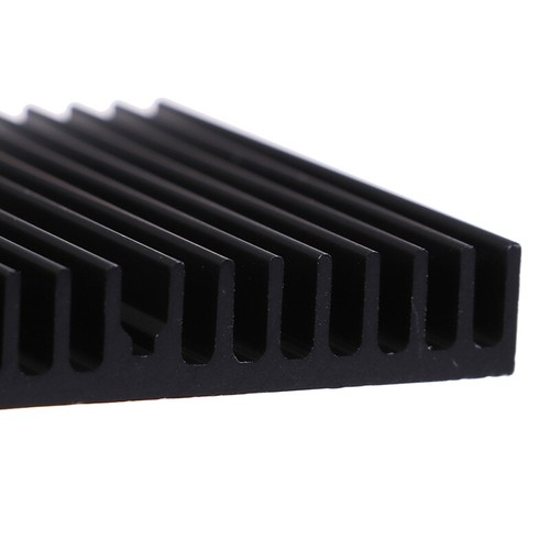 1pcs 60*60*10mm Black Aluminum Radiator Motherboard Chip Heatsink B-;h - Afbeelding 6 van 8