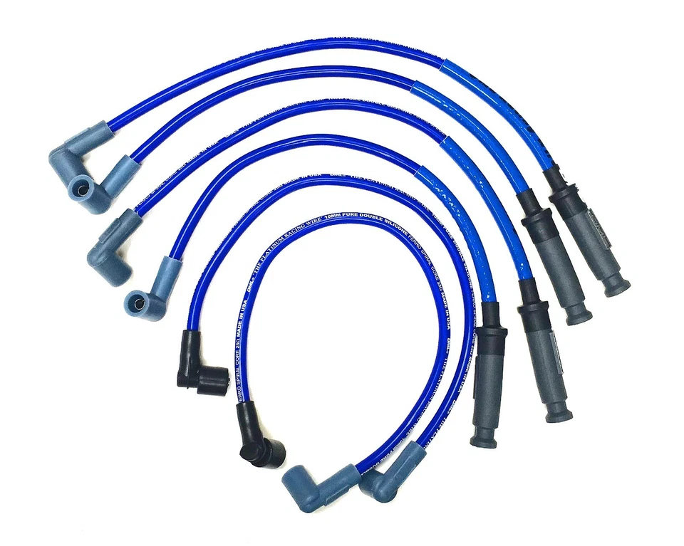 RX-7 1.1L 1.3L 70-85 10 mm High Performance Blue Spark Plug Wire Set 29251B - Bild 1 von 2