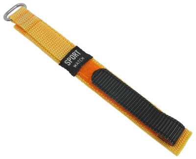 Minott Uhrenarmband Sport-Line Durchzugsband Band Orange14mm 23958