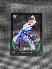 Tony Watson Pittsburgh Pirates 2011 Bowman Chrome Signed Auto Card #92 ~ COA