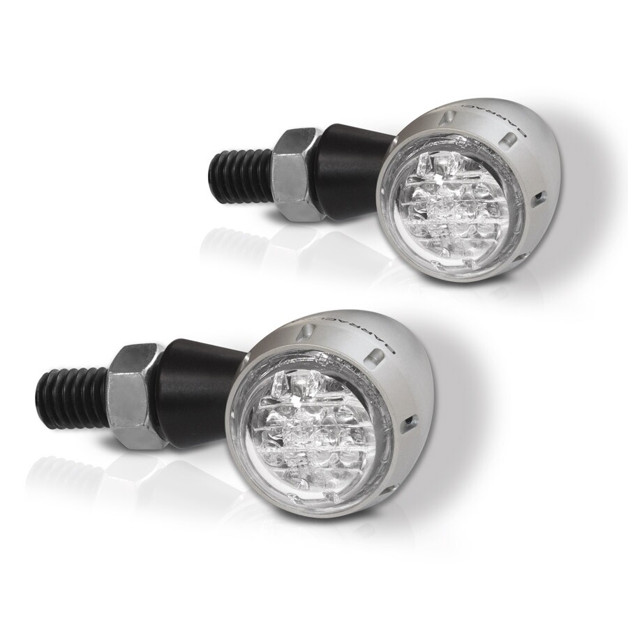 S-LED Barracuda B-LUX ARGENTO (coppia) Universal - Indicators