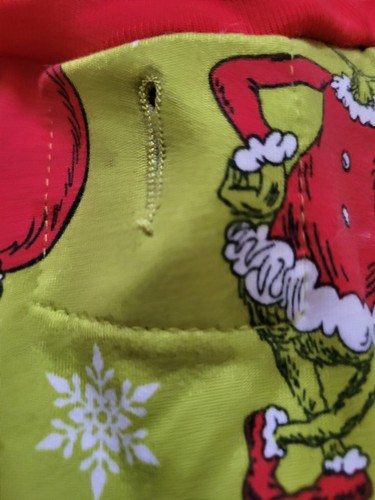 Dog Dr. Seuss' The Grinch Who Stole Christmas Pajamas Sweater Size M Shirt - Picture 3 of 11