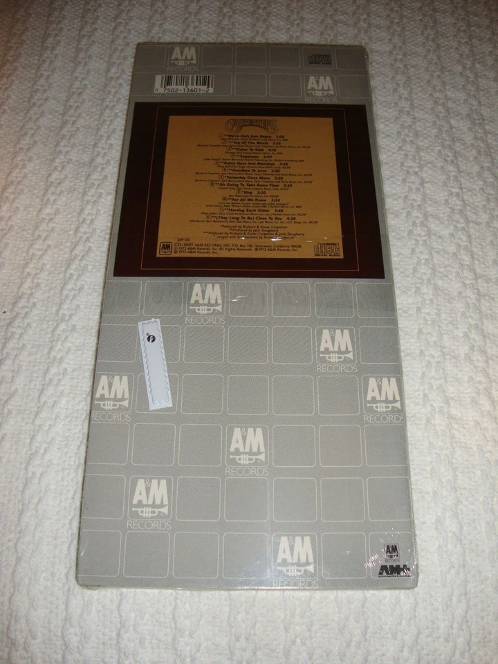 The Carpenters The Singles 1969-1973 CD Long Box Sealed - Imagem 2 de 2