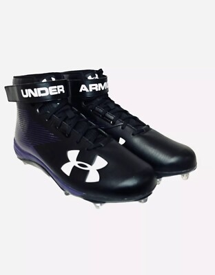Under Armour Nitro Football Cleats 4D Foam Black Purple  display picture 1