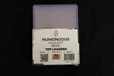 (25) Humongous Hoard 3" x 4" Basic 75Pt Thick Top Loaders Pack