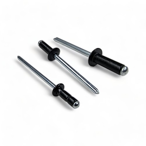 Black Aluminium Pop Rivets Dome Head - 3.2mm 4.0mm 4.8mm (1/8" 5/32" 3/16") - Picture 19 of 31