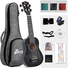 HAND RUBBED Series - 21 Inches Soprano Ukulele Vintage Hawaiian Uke with Online