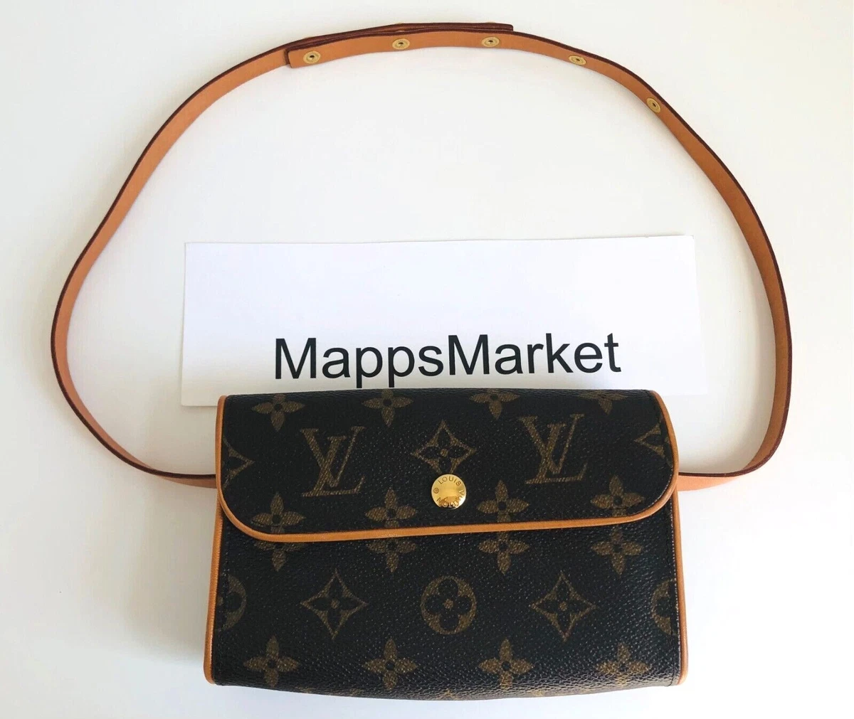 Authentic Louis Vuitton Florentine Pochette Belt Bag Size XS