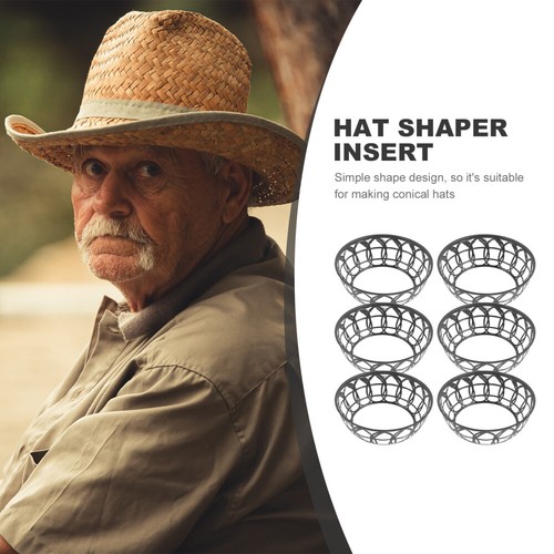 6pcs Farmer Hat Inner Loop Diy Rice Hat Loop Plastic Hat Inner - Picture 8 of 12