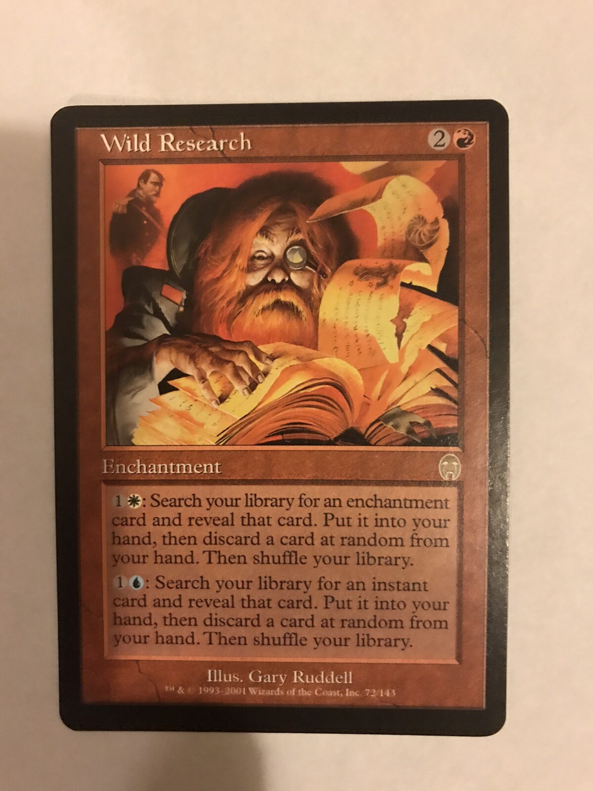 Wild Research, Apocalypse, NM Magic the Gathering MTG