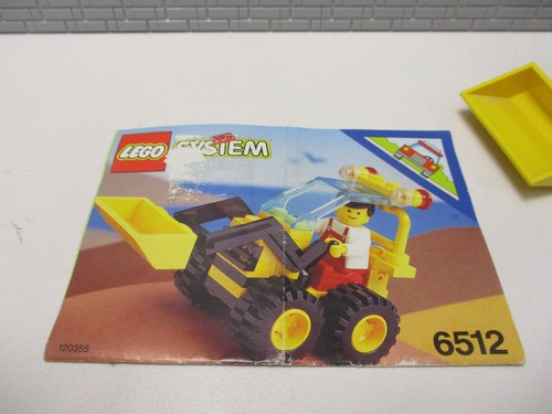 (N13/10) LEGO System 6512 excavadora / cargadora de ruedas con BA - Imagen 2 de 7