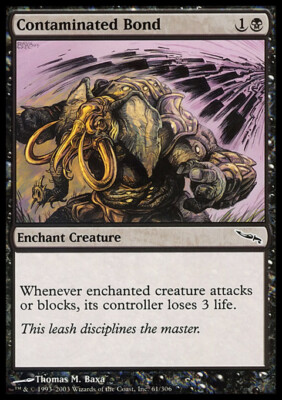 Magic the Gathering MTG Contaminated Bond (61) Mirrodin   LP