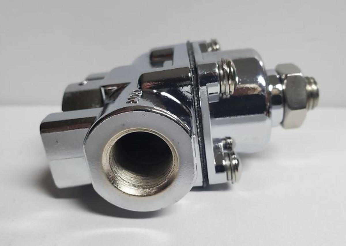 Adjustable Fuel Pressure Regulator 4.5 - 9 PSI - Fits Holley Sniper & Carbureted Engines (RPM12-803) 2 thumbnail image