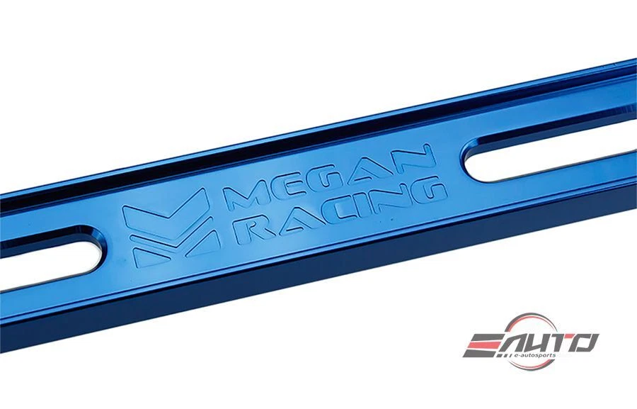 Suporte de barra de torre MEGAN alumínio dianteiro + traseiro superior prelúdio 92-99 - Azul - Imagem 3 de 3