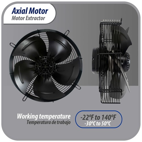 Appli Parts AXF-350 13-3/4 in lama ventola assiale montata protezione motore 220 V, 1 P - Foto 6 di 8