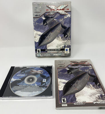 X-PLANE 8 Flight Simulator Mac OS X Graphsim Entertainment X Plane