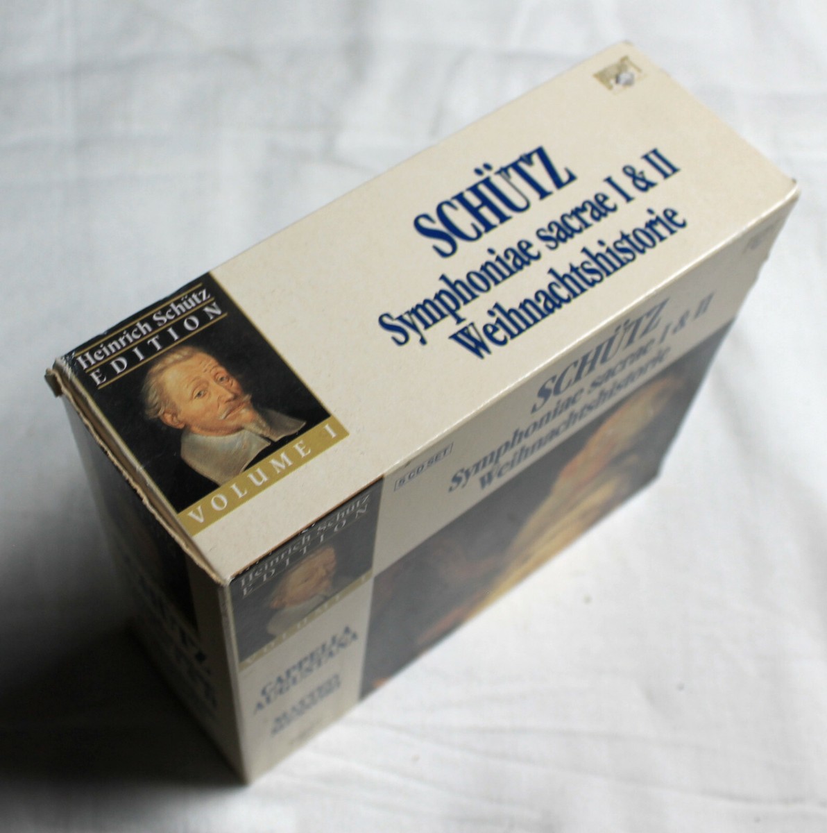 HEINRICH SCHÜTZ SYMPHONIAE SACRAE I & II WEIHNACHTSHISTORIE 5 CD