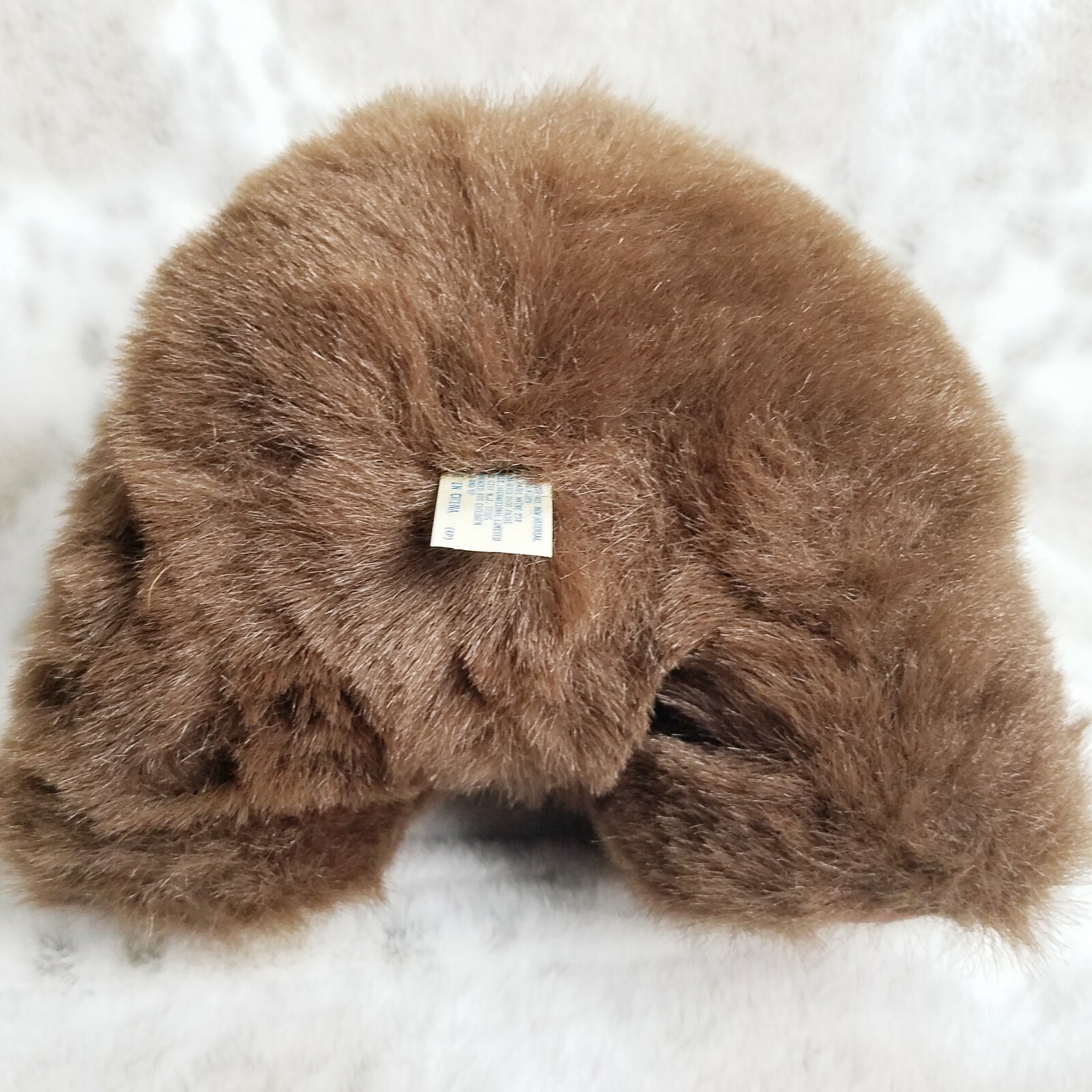 Dandee International Limited Teddy Bear 11" Plush Large Feet Burgundy Bow Pads