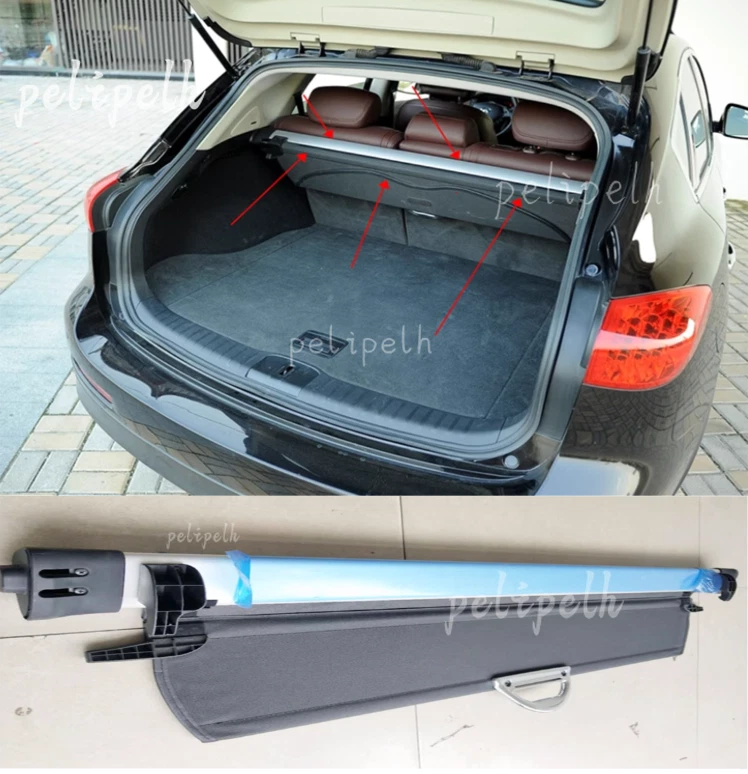 Cubierta de seguridad para equipaje de carga maletero trasero Infiniti EX EX35 EX37 08-13 Foto 2 de 4