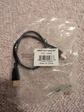 Monoprice 1.5-Feet USB 2.0 A Male to B Male 28/24AWG Cable Gold Plated 