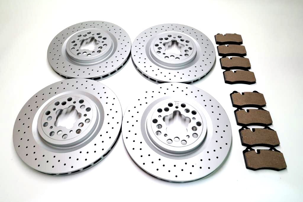Ferrari F430 front rear brake pads & rotors #1800