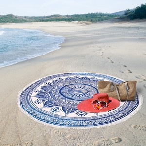 Details About Roundie Mandala Cotton Tapestry Indian 72 Round Hippie Beach Towel Yoga Mat