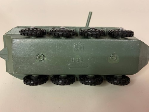 Vintage Small Military Vehicle Toy Metal Model Tank BTR Amphibious 1975 Ussr Art - Picture 7 of 7
