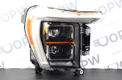 Perfect 2021-2023 Ford F-150 Dynamic LED Headlight Chrome Right Passenger OEM