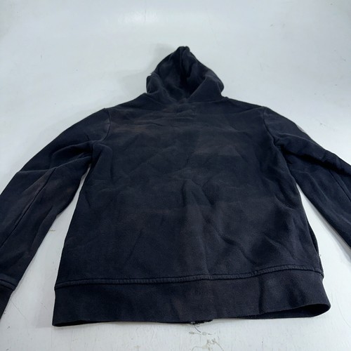 Hawk Hoodie Size Youth S Hooded Sweatshirt Skull Skeleton Black Full Zip - Picture 11 of 16