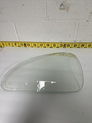 Left-Hand Non-Tinted Rear Corner Windshield Window 1957 Oldsmobile/Buick (799C)