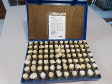 NEW WESTWARD PLUG AND PIN GAGE SET,MINUS,82 PIECE 0.751"-0.832" 