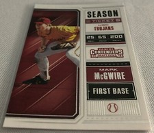 2018 Panini Contenders Draft Picks Baseball Mark McGwire USC Trojans #22