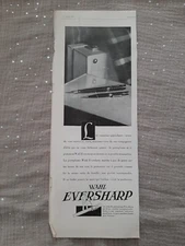 Antique 1929 Wahl Eversharp Press Advertising - Old Paper Advertisement  