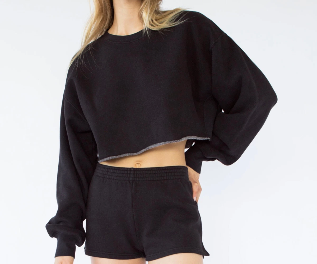 Tna cropped shop hoodie