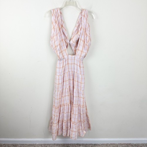 NUEVO Vestido midi halter Noelle para mujer Ulla Johnson lila pálido talla 0 $495 - Imagen 2 de 17