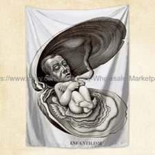 wall décor Boris Artzybasheff Infantilism tapestry cloth poster