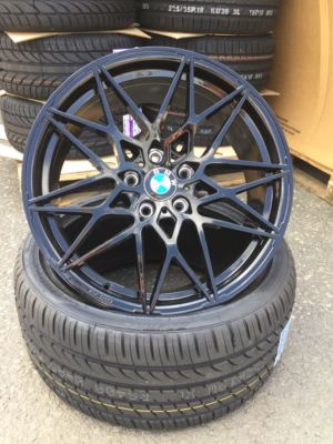 19 Zoll MAM B2 5x120 schwarz für BMW M Performance Paket F10 F11 F30 M4 CLS M3 
