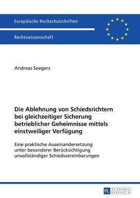 Die Ablehnung von Schiedsrichtern bei gleichzeitiger[...] | Buch | 9783631650844