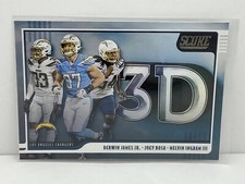2020 Panini Score 3D Los Angeles Chargers #D-JMD James Jr Bosa Ingram III