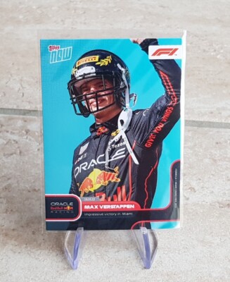 2022 Topps Now F1 Max Verstappen Impressive Victory in Miami #17 Formula 1 