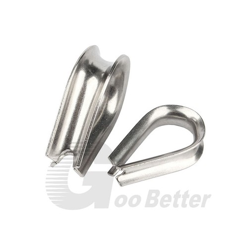 Wire Rope Thimbles Cable Thimbles Stainless Steel A2 Crimping Loop 1.5mm-16mm - Picture 5 of 18