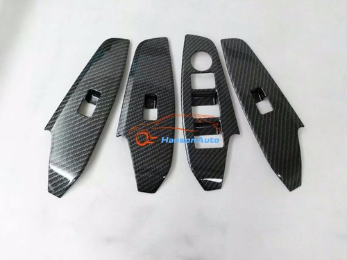 Accessories for Mazda 3 Axela Carbon fiber Door Window Lift Cover 2017-2019 LHD - Bild 2 von 10