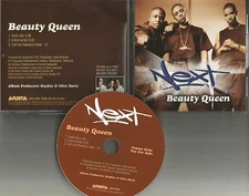 NEXT Beauty Queen  w/ RARE RADIO MIX & INSTRUMENTAL PROMO DJ CD single 2000 USA