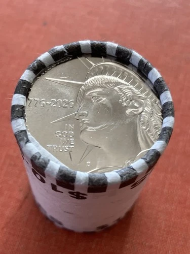2026-D GEM BU Roll of Semiquincentennial  Half Dollars- No Reserve & No Shipping