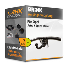 Für Opel Astra K Sports Tourer 15- BRINK Anhängerkupplung abnehmbar + 7polig NEU
