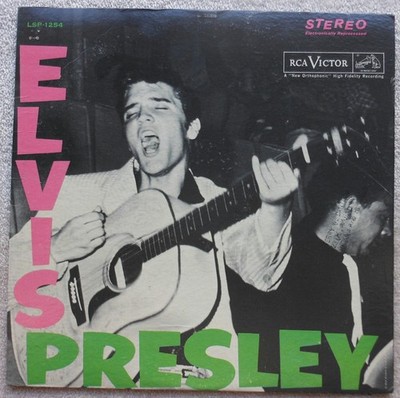 ELVIS PRESLEY - ELVIS  1st LP ('56) RCA LSP-1254 STEREO '62 DG REPRESS  VG++