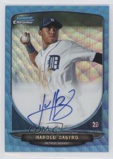 2013 Bowman Chrome Prospects 41/50 Harold Castro #BCA-HC Auto 4l3
