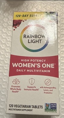 Rainbow Light Women's One Multivitamin - 120 Tablets new.   Exp 10/2026