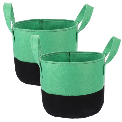 2 Pcs Pot Nonwoven Grow Bags Small Non-woven Tree Planting